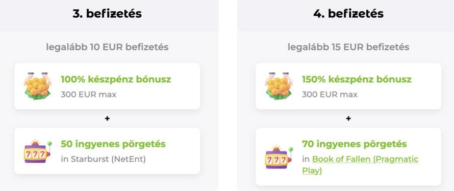 pachet bonus de bun venit 2